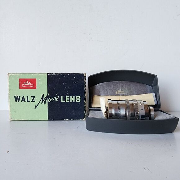 Walz Movie Lens 1.5" 38mm F:1.4 Telephoto D&BH Mount No. 1758 Vintage